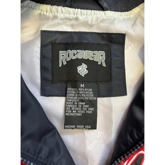 Vintage Rocawear Bomber Jacket Men’s Medium Red/Blue - Picture 4 of 8